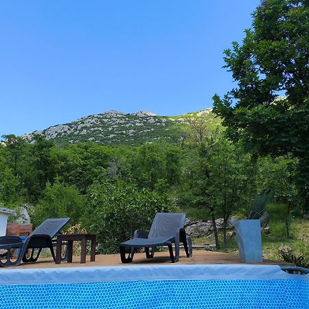 Holiday Home Lucija "" Private House With Pool "" Jablanac Exteriör bild
