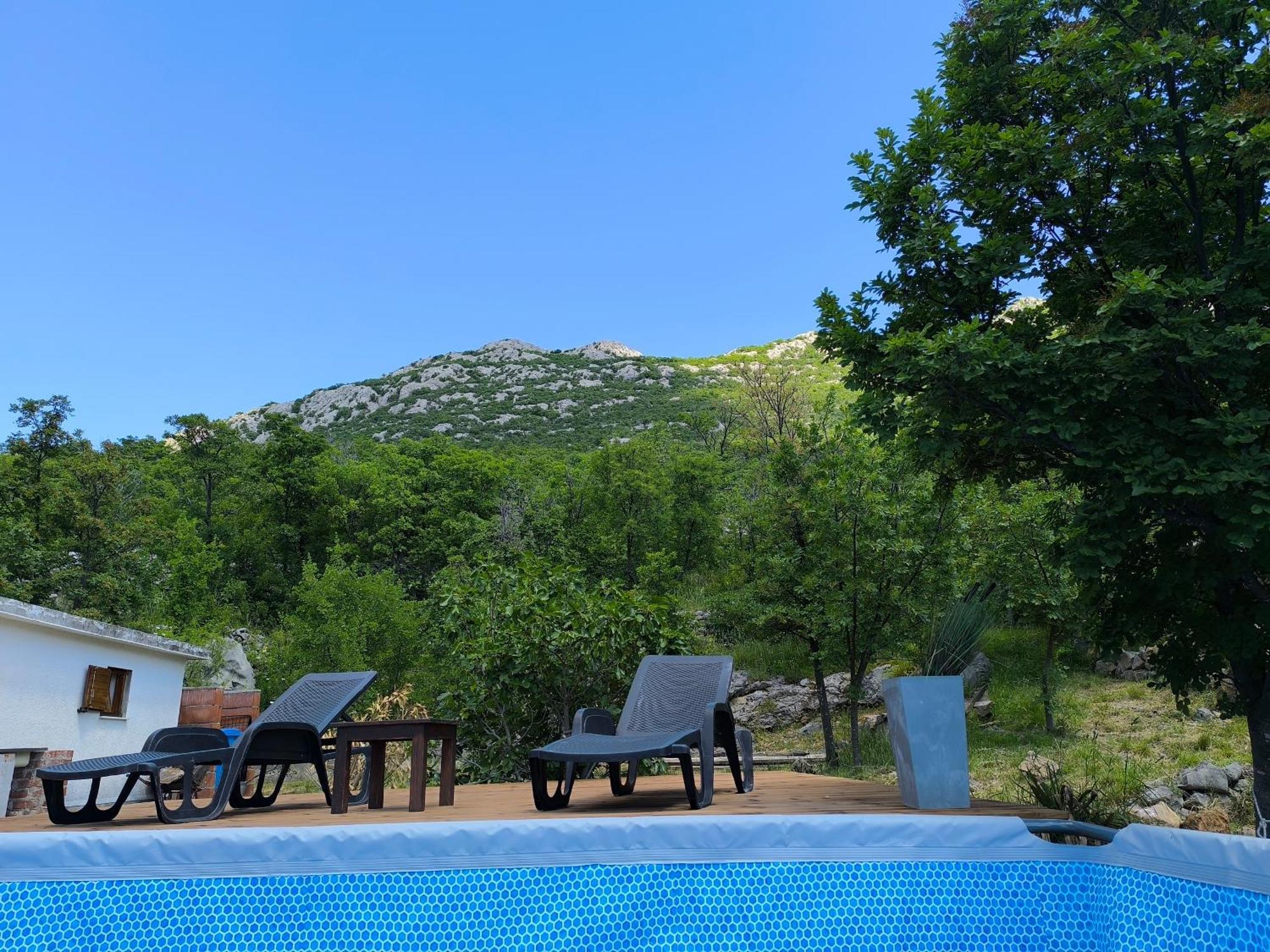 Holiday Home Lucija "" Private House With Pool "" Jablanac Exteriör bild