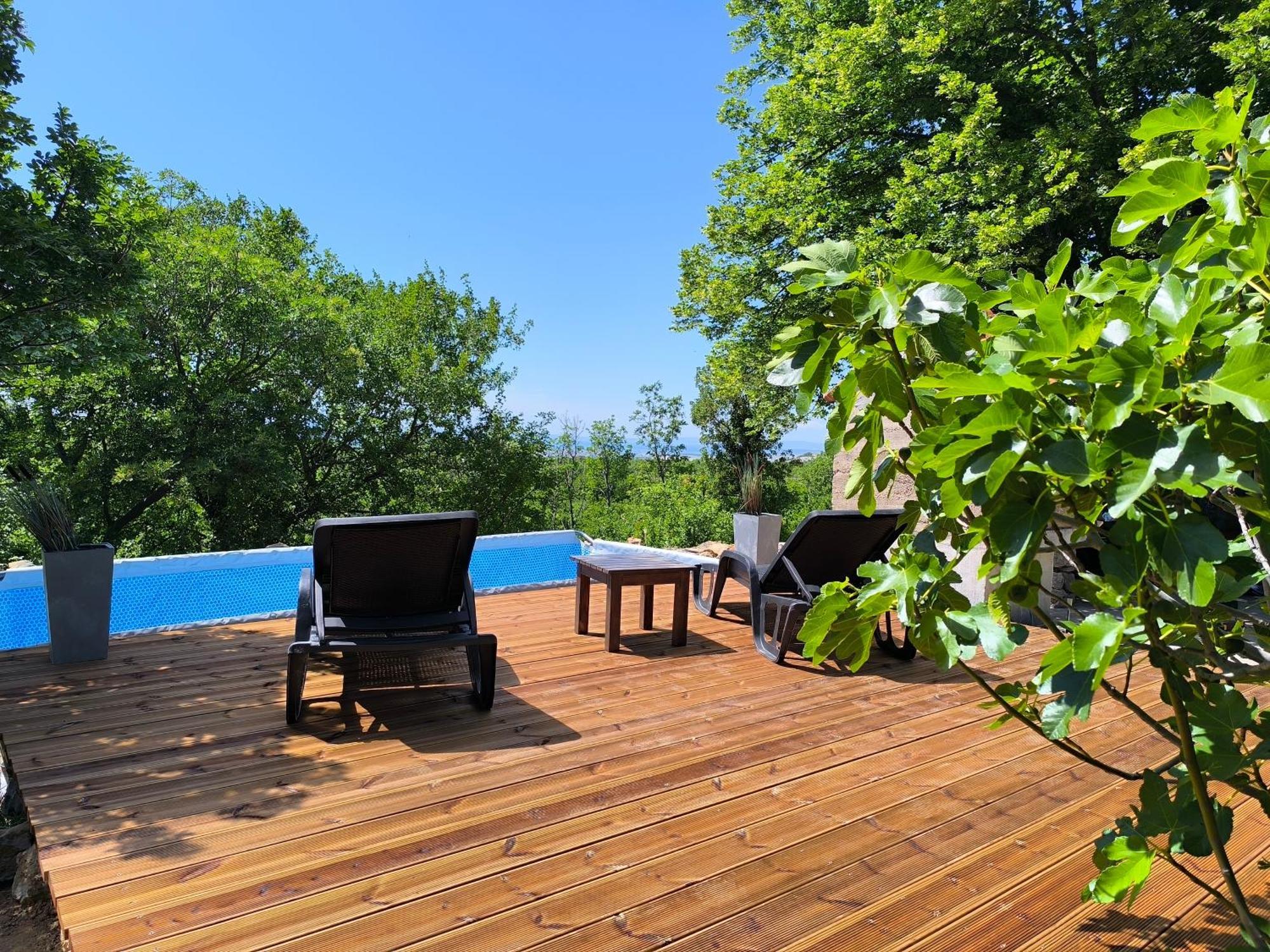 Holiday Home Lucija "" Private House With Pool "" Jablanac Exteriör bild