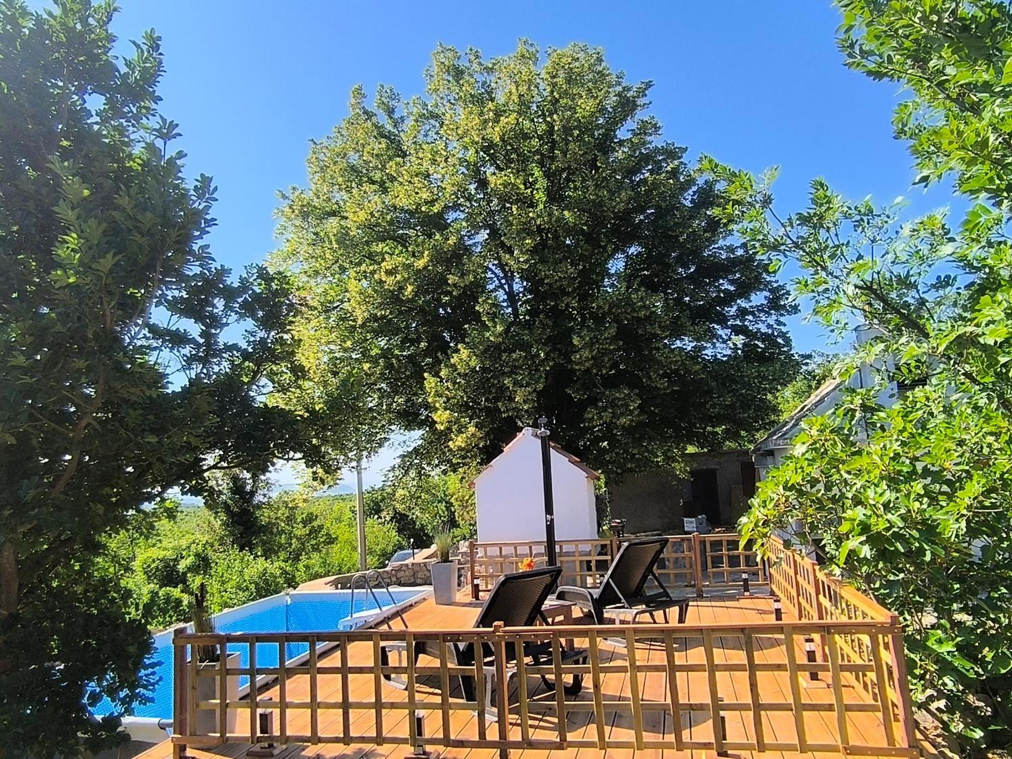 Holiday Home Lucija "" Private House With Pool "" Jablanac Exteriör bild