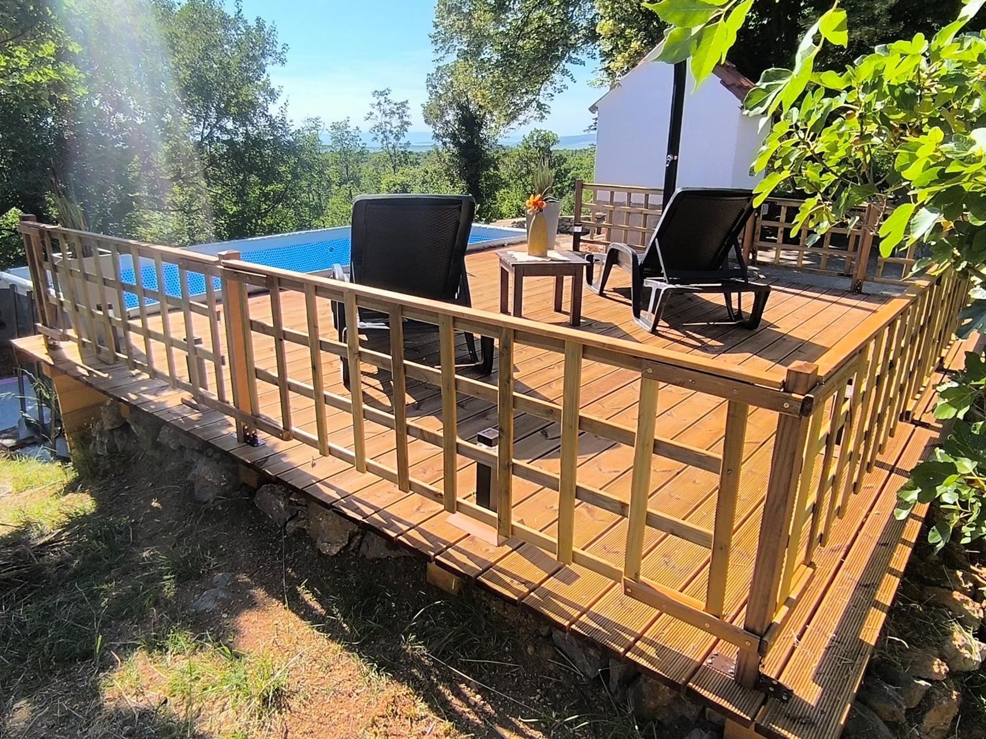 Holiday Home Lucija "" Private House With Pool "" Jablanac Exteriör bild