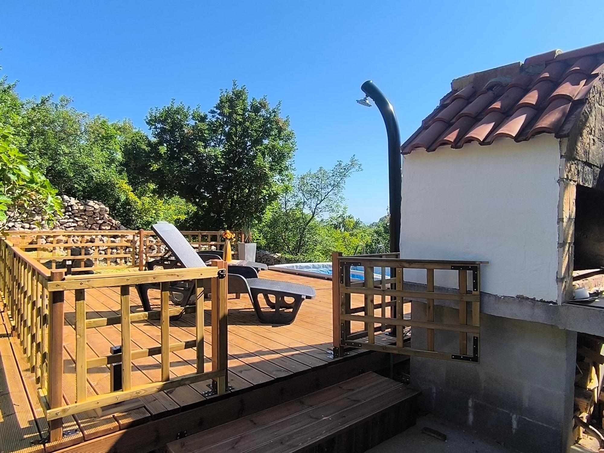 Holiday Home Lucija "" Private House With Pool "" Jablanac Exteriör bild